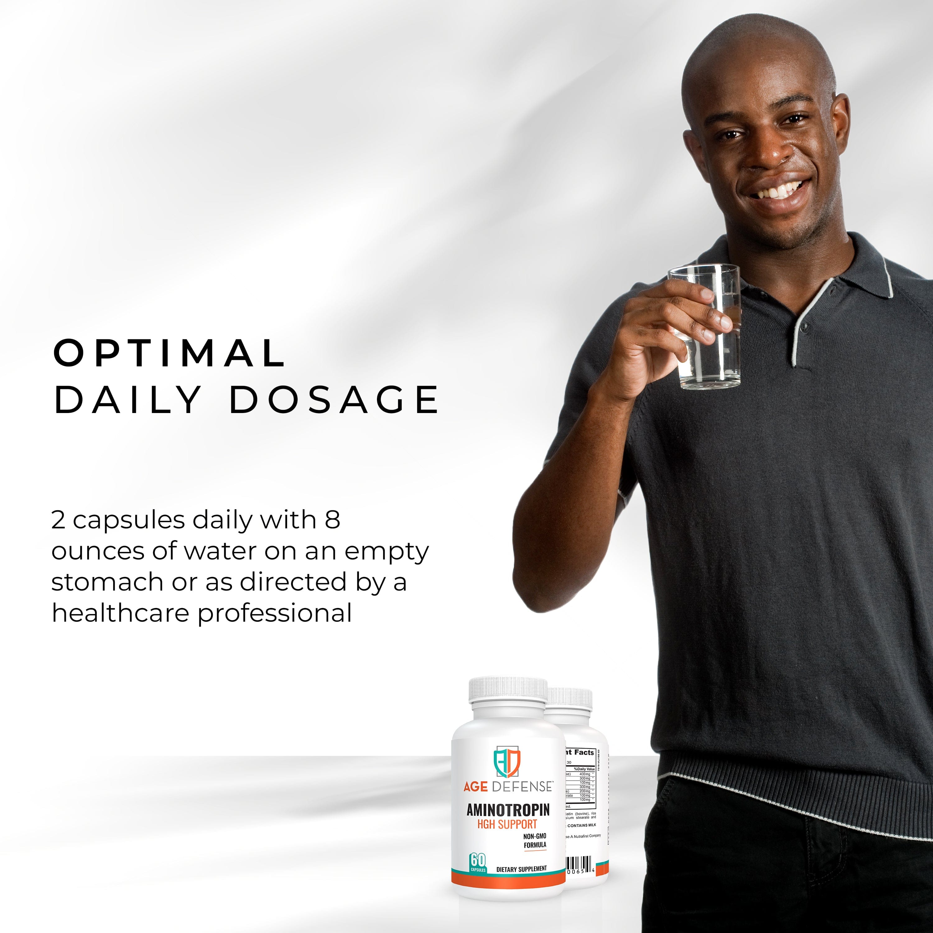 AGE DEFENSE AMINOTROPIN HGH Support Anti-Aging Amino Acid Formula