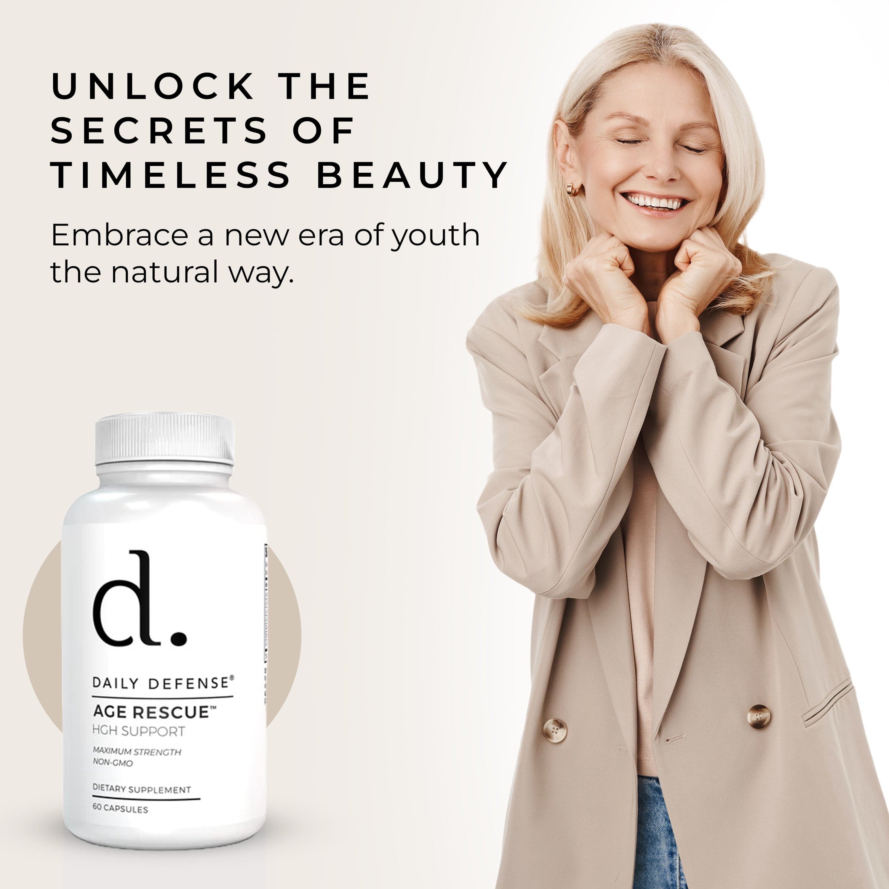 AGE RESCUE HGH Support by Daily Defense