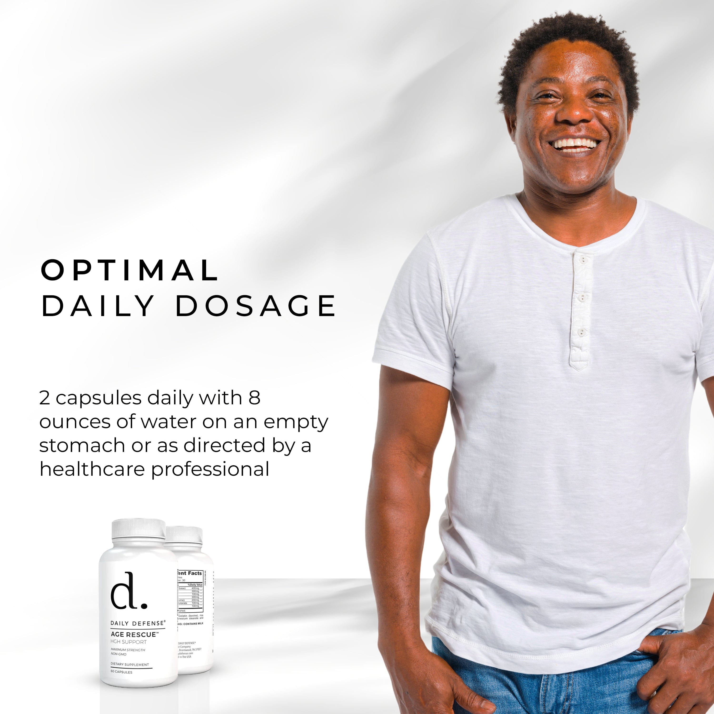 AGE RESCUE HGH Support by Daily Defense