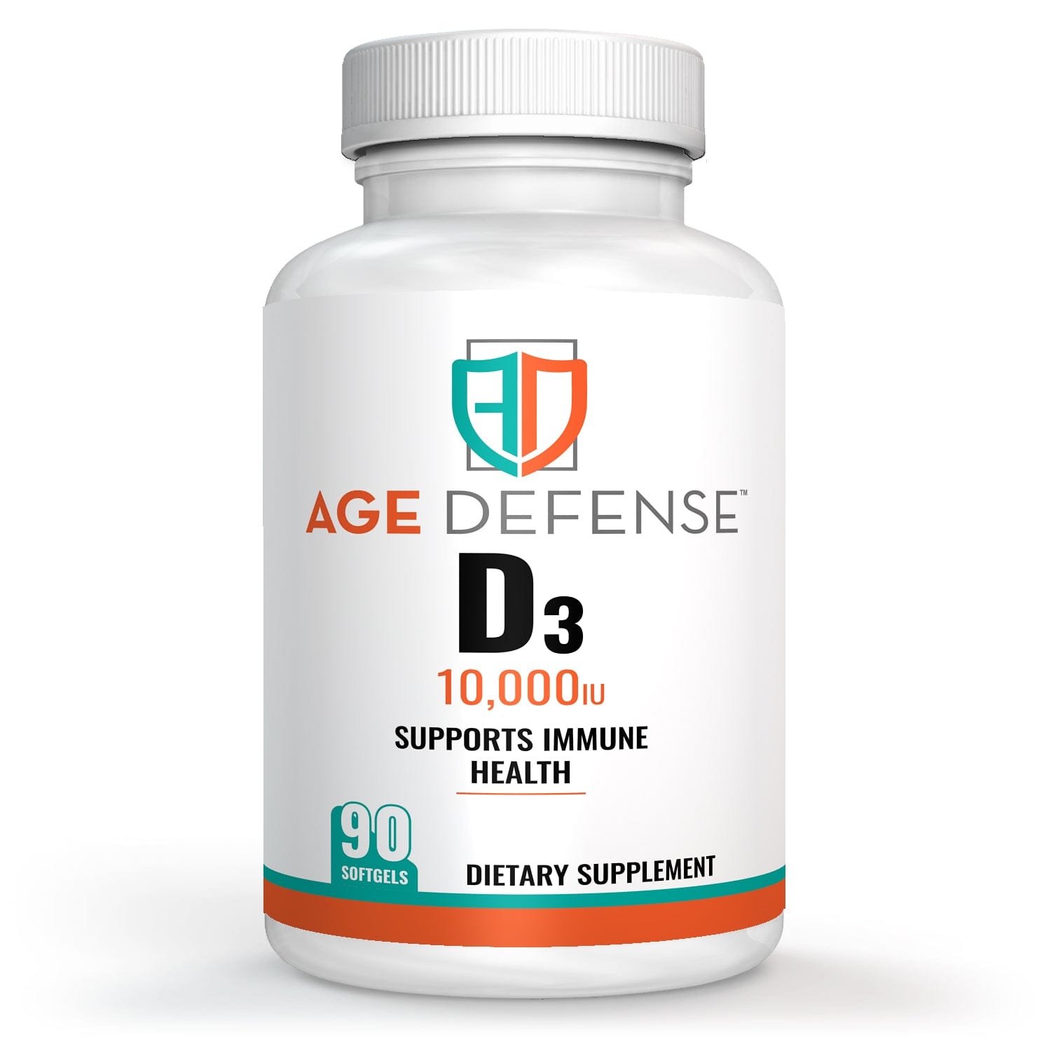 AGE DEFENSE Vitamin D3 10,000 IU Supplements