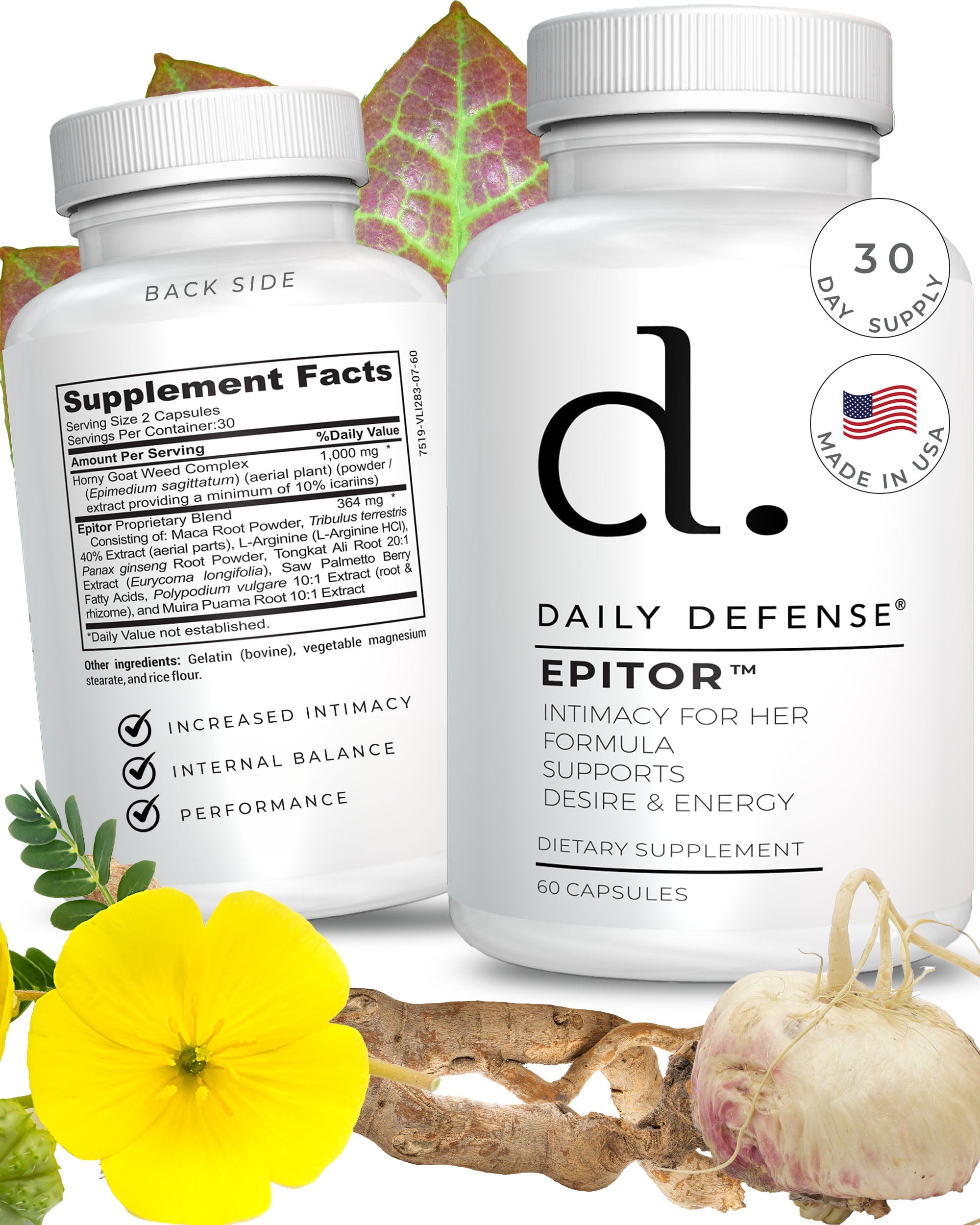 Epitor Intimacy Enhancement for Women Boost Drive, Energy and Desire by Daily Defense