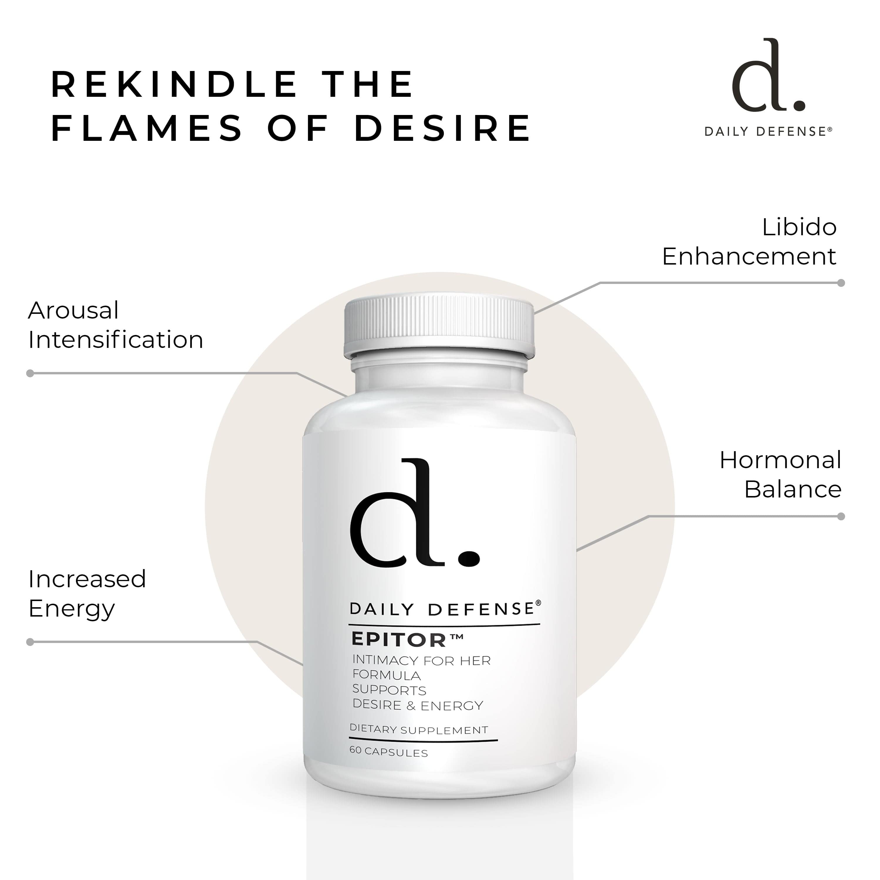 Epitor Intimacy Enhancement for Women Boost Drive, Energy and Desire by Daily Defense