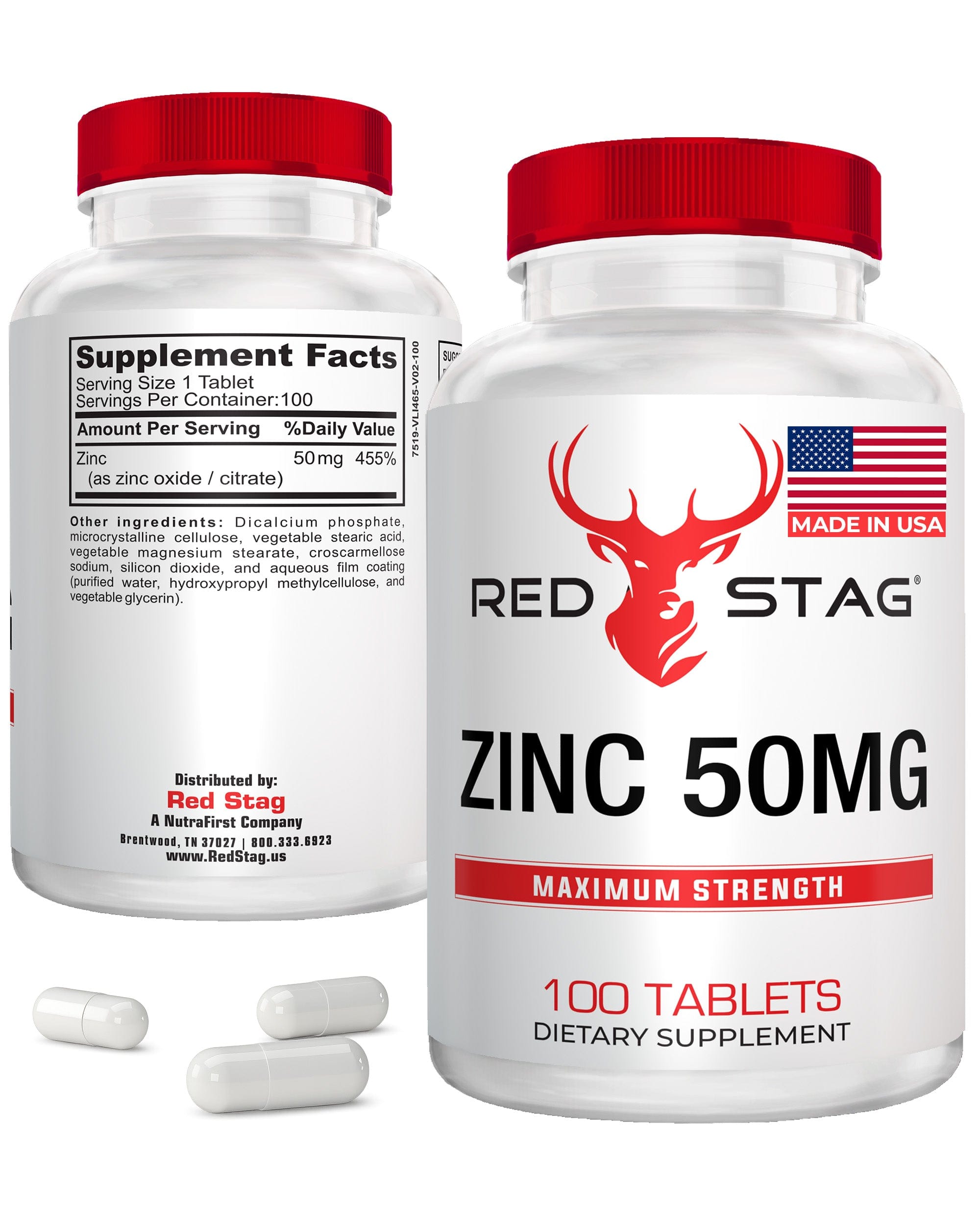 Red Stag Zinc 50mg