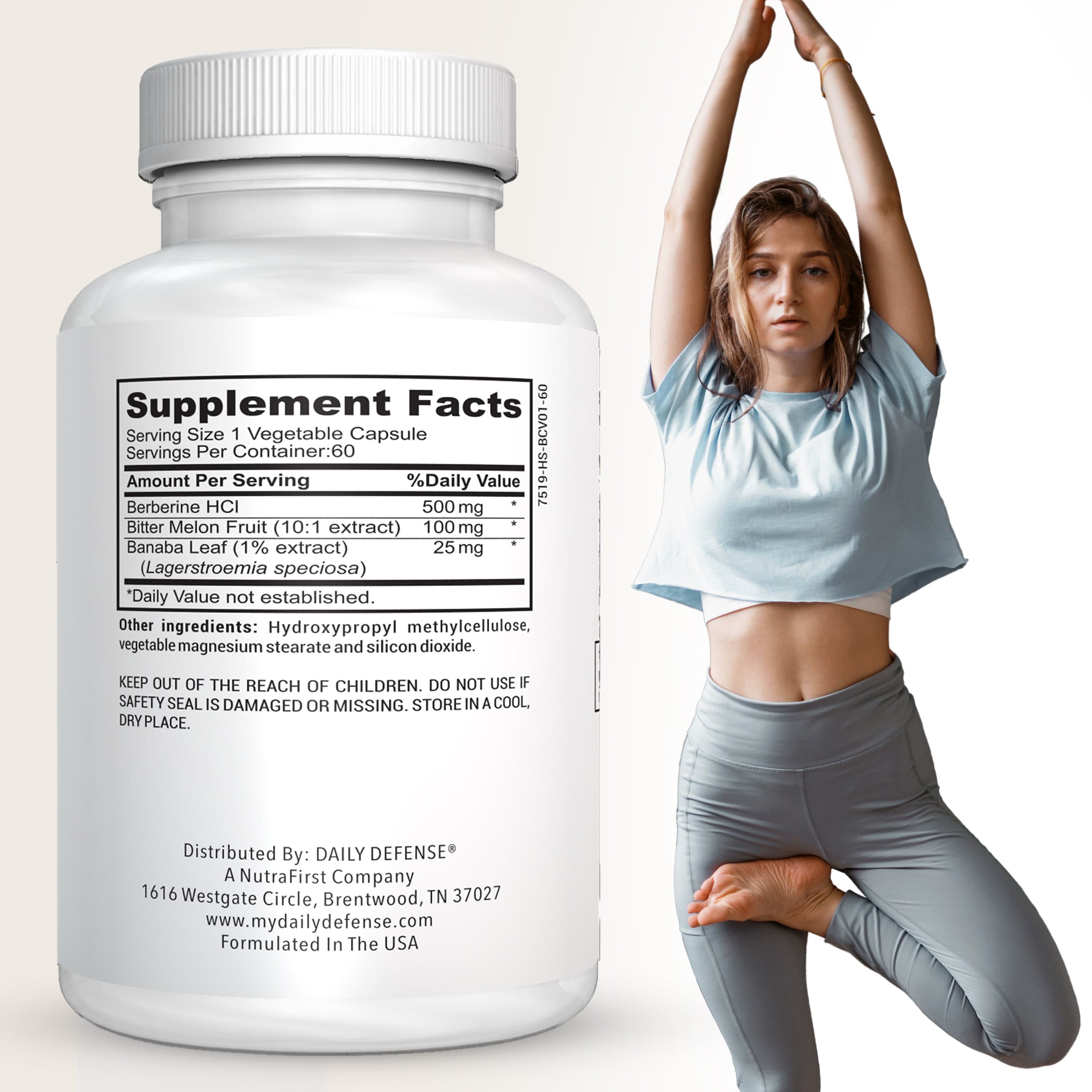 Berberine Supreme Metabolism and Weight Management Support with Banaba Leaf and Bitter Melon