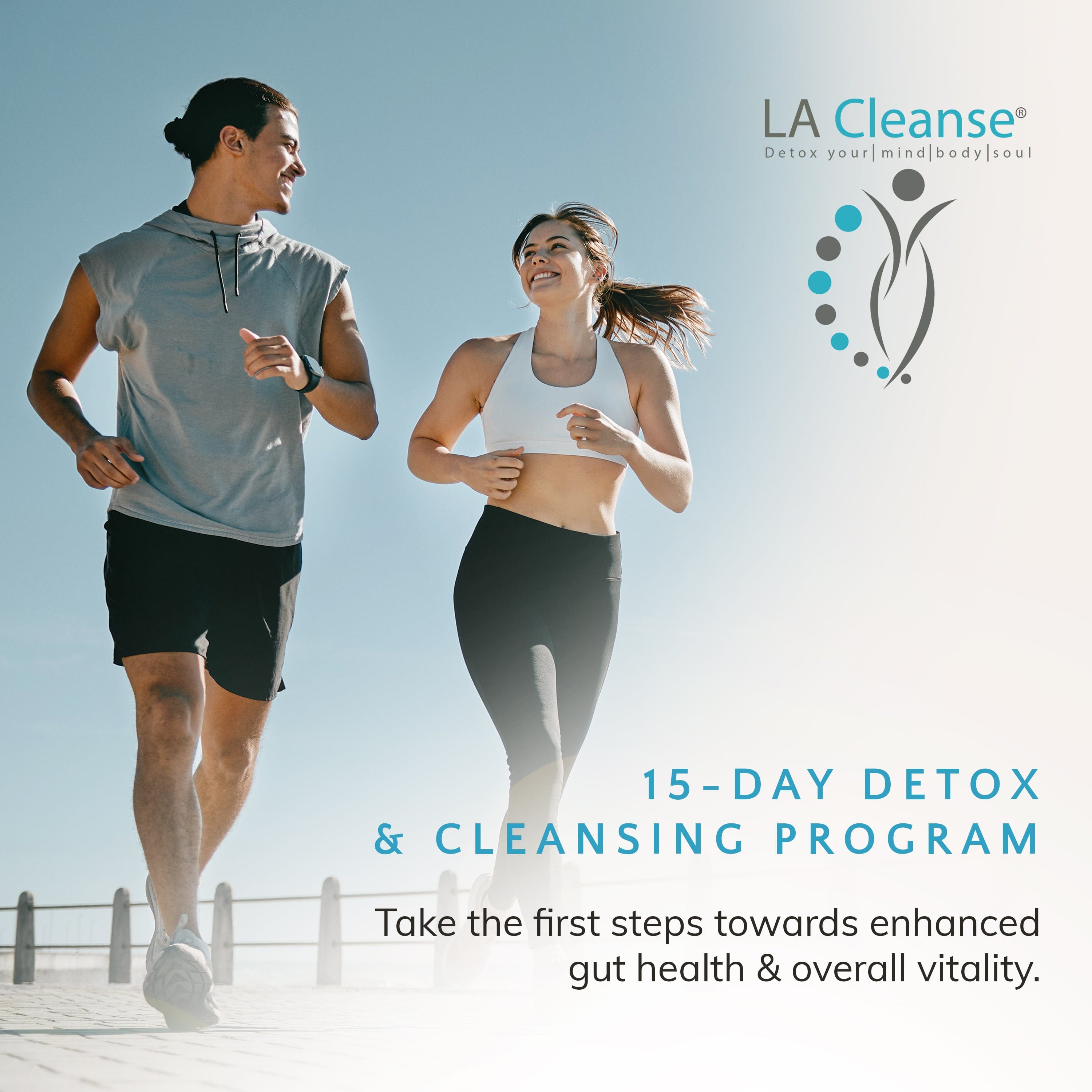 15 Day Cleanse and Detox - Rapid Flush Colon Cleanse Digestive Supplements for Optimal Gut & Digestion Bowel Cleanse - Cascara Sagrada, Senna Leaf, & Psyllium Husk Capsules by LA Cleanse
