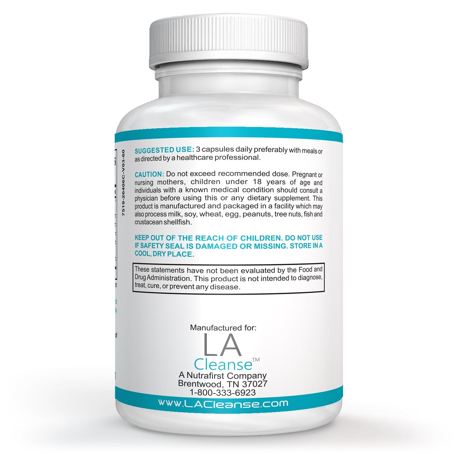 Liver Detox Supplements - 60 Capsules - 300 mg Solarplast Spinach Leaf Extract, Artichoke Leaf, Milk Thistle Seed for Liver Cleanse Detox & Repair and Smoother Digestion by LA Cleanse