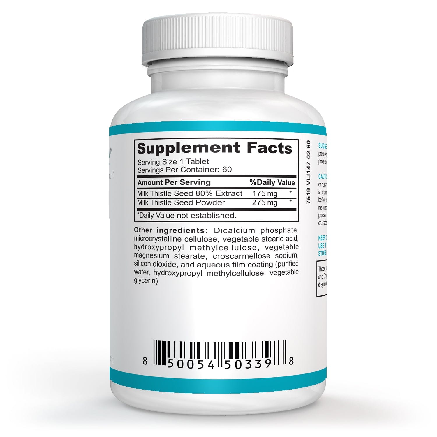 Milk Thistle Supplement - 60 Tablets - 450 mg Milk Thistle Complex for Complete Liver Cleanse Detox & Repair & Overall Wellness - Liver Support Supplement for Men and Women by LA Cleanse