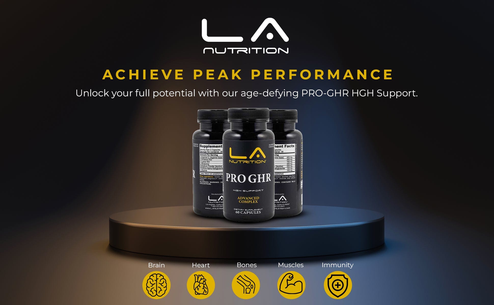 LA Nutrition Pro-GHR HGH Supplements