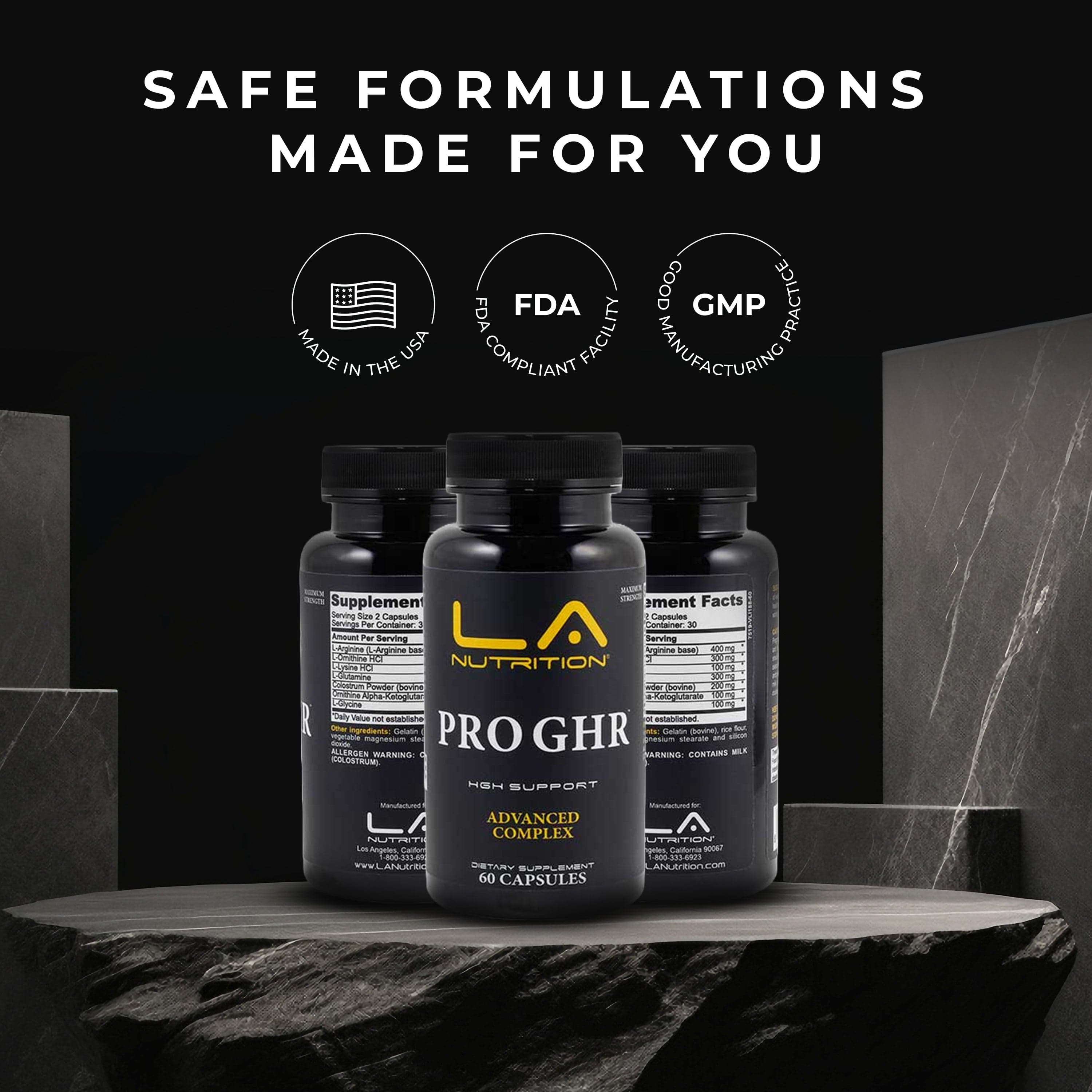 LA Nutrition Pro-GHR HGH Supplements