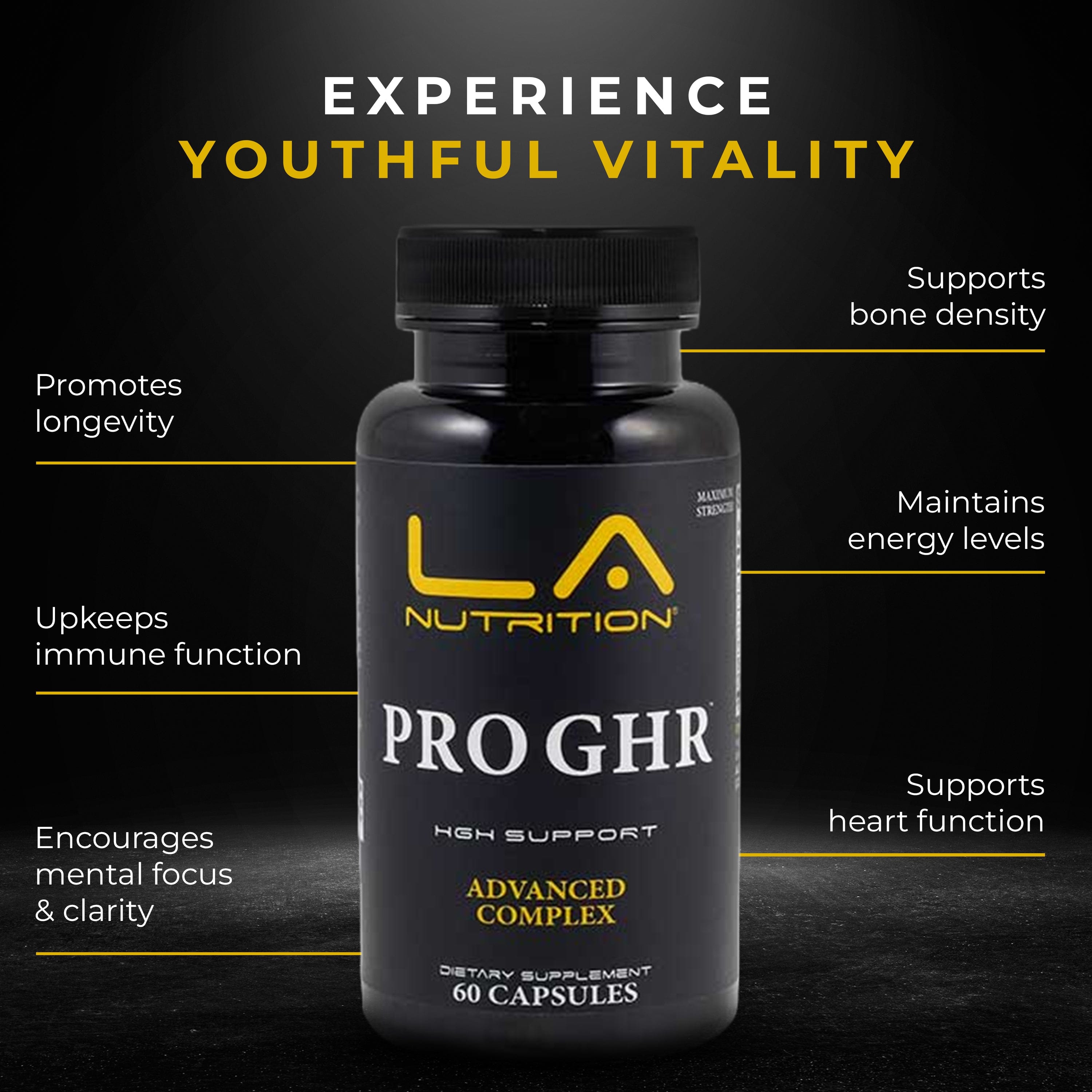 LA Nutrition Pro-GHR HGH Supplements
