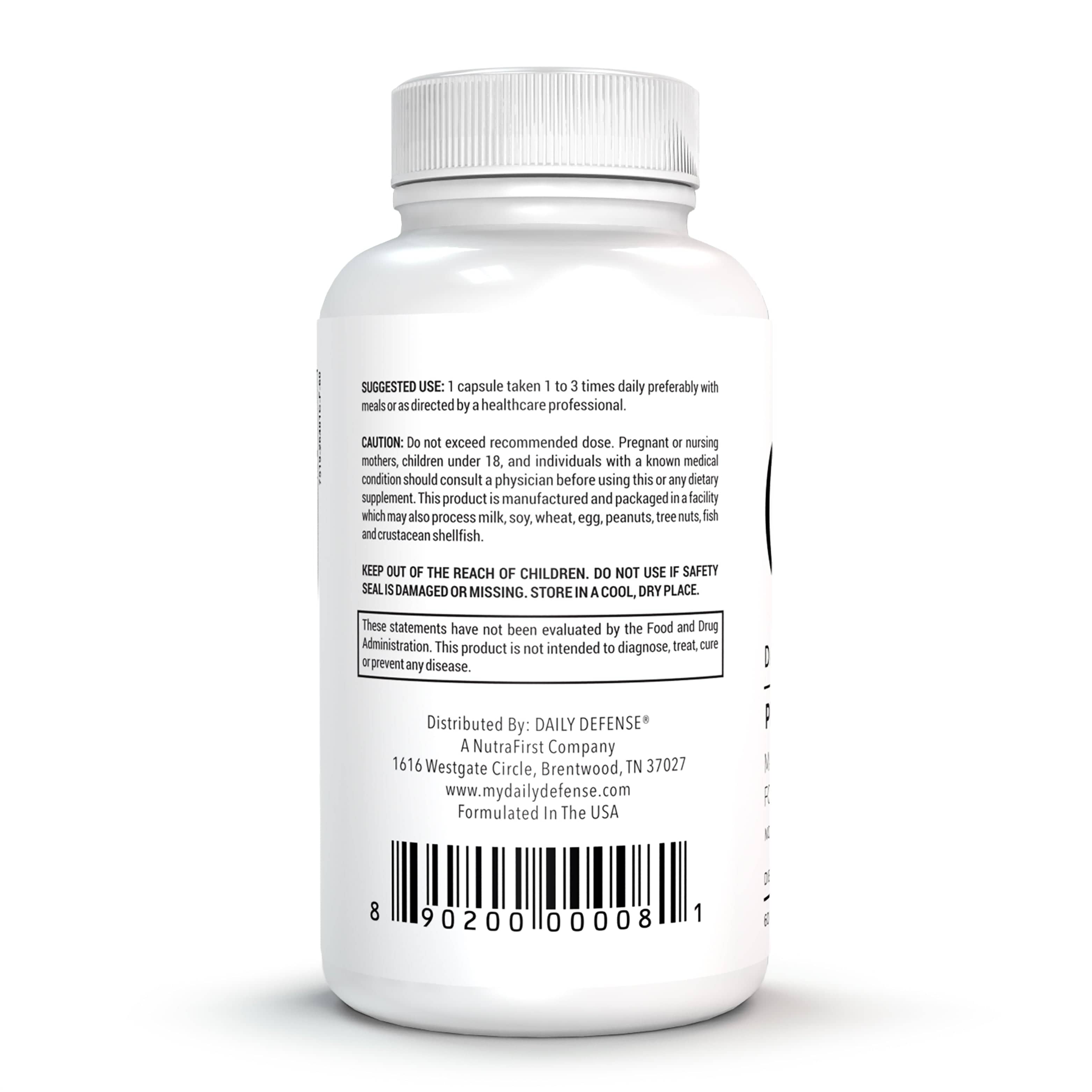 Daily Defense PROBIO-D™ Maximum Probiotic Formula For Both Men and Women