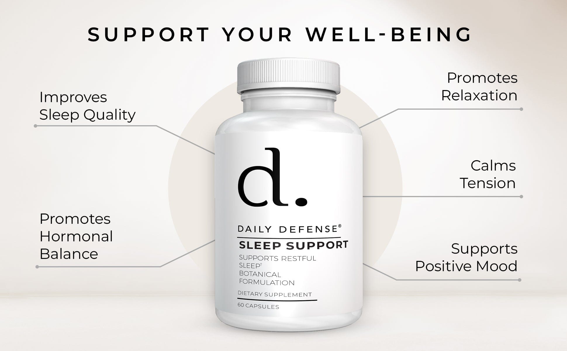 Sleep Support Natural Sleep Formulation with Melatonin, 5-HTP and Gaba