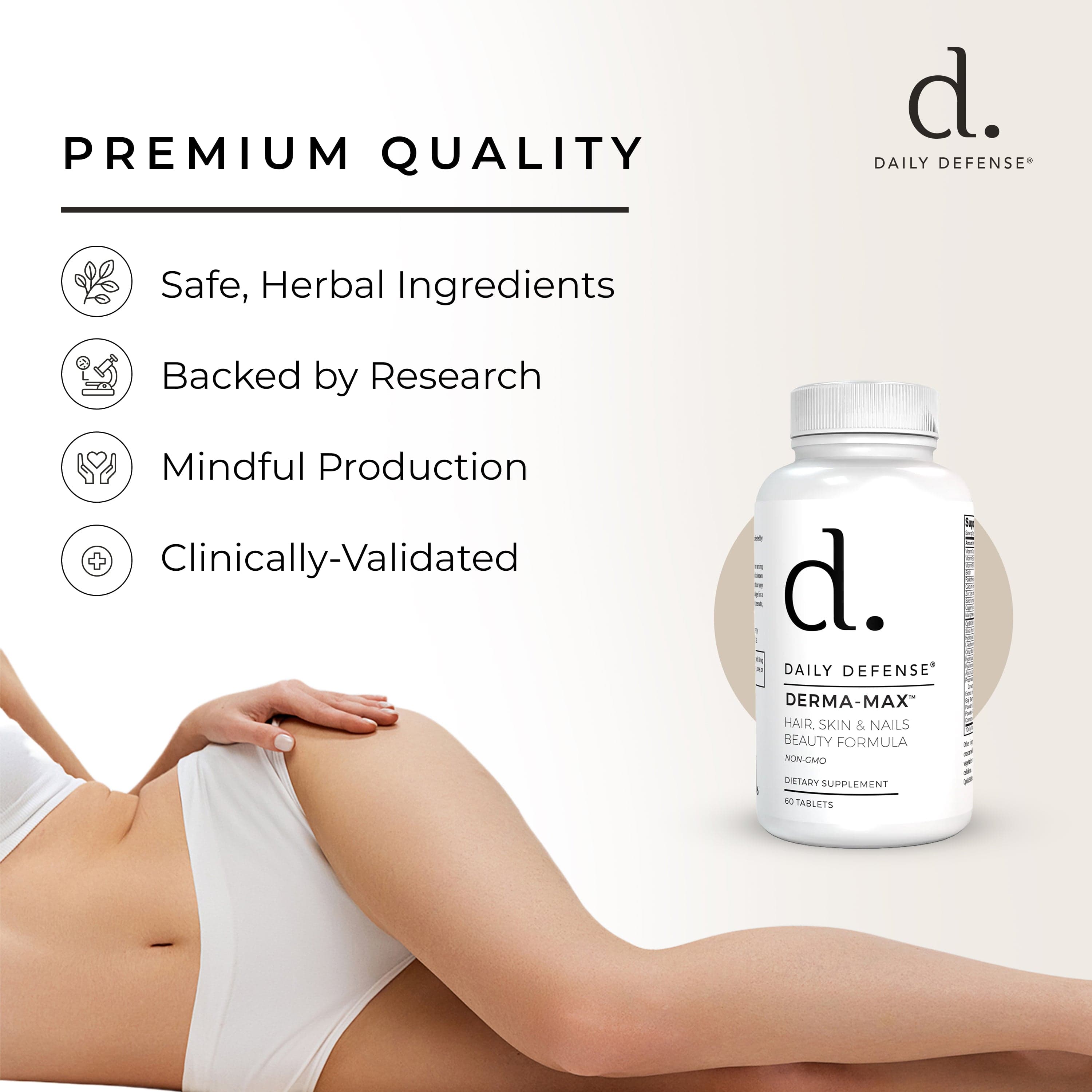 Daily Defense Derma-Max Hair, Skin & Nails Beauty Formula