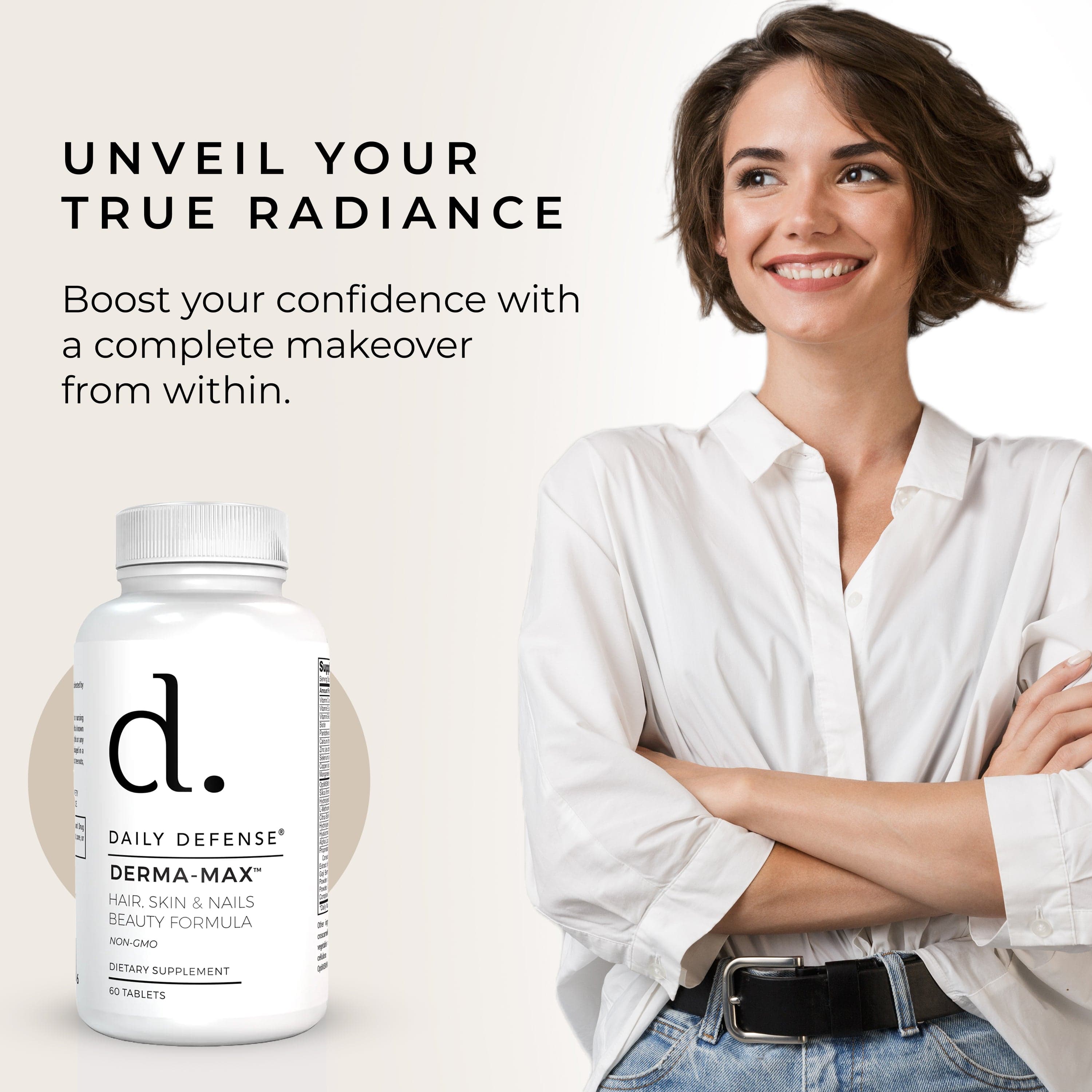 Daily Defense Derma-Max Hair, Skin & Nails Beauty Formula