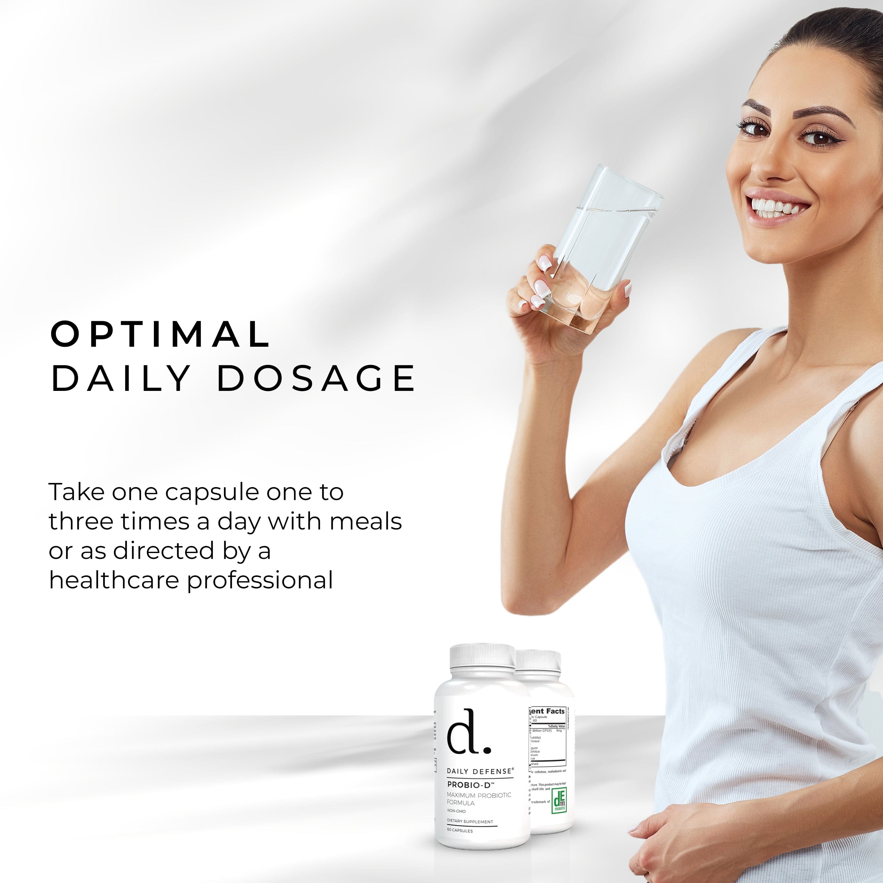 Daily Defense PROBIO-D™ Maximum Probiotic Formula For Both Men and Women