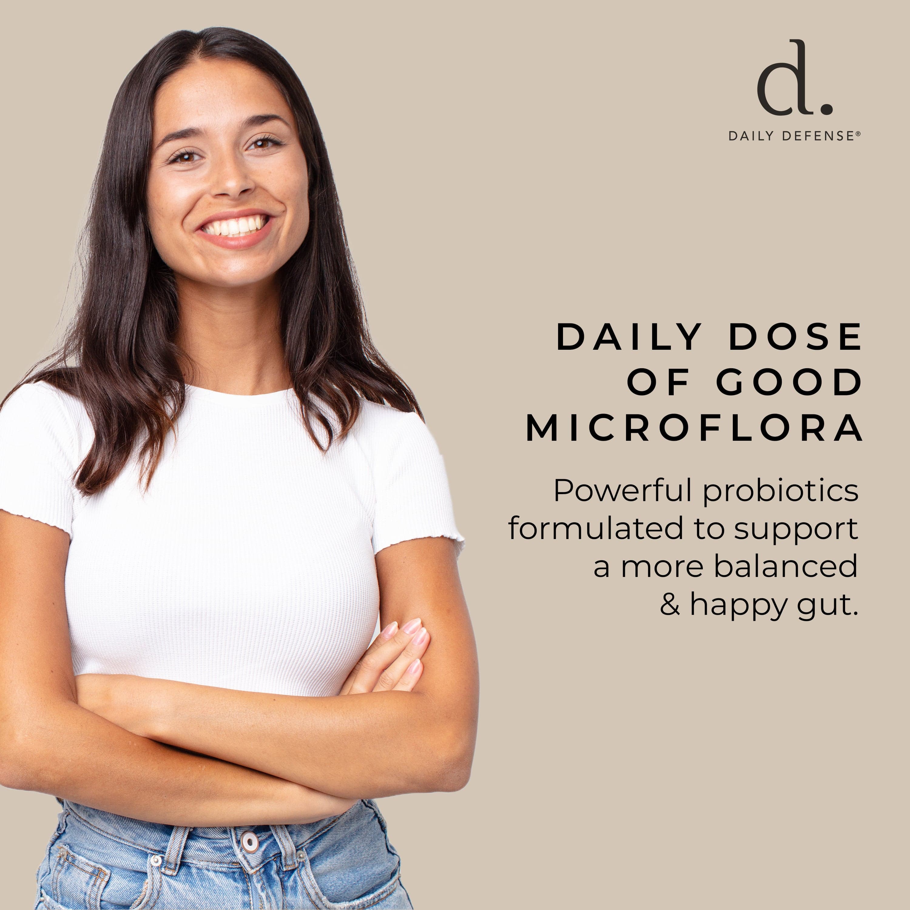 Daily Defense PROBIO-D™ Maximum Probiotic Formula For Both Men and Women
