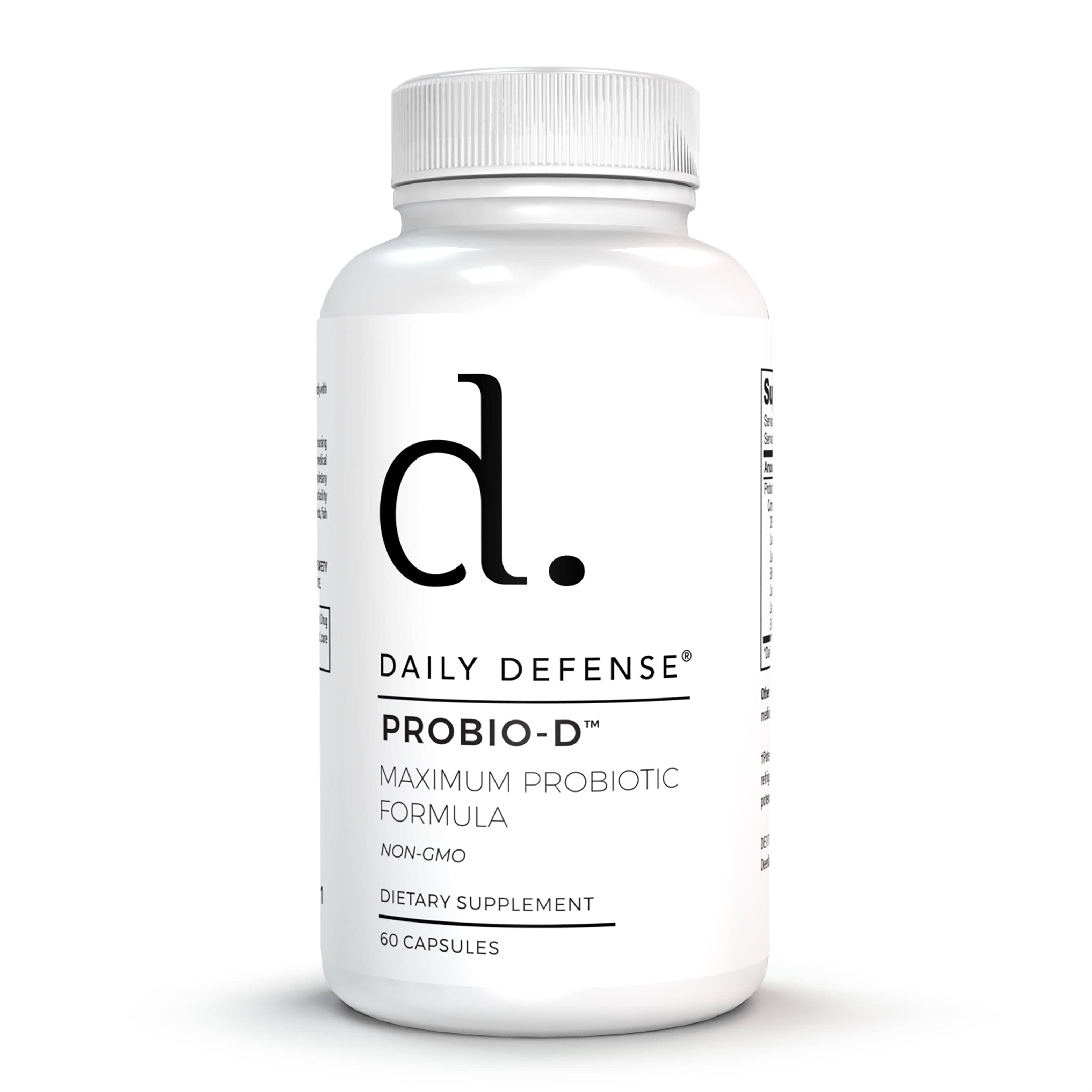 Daily Defense PROBIO-D™ Maximum Probiotic Formula For Both Men and Women