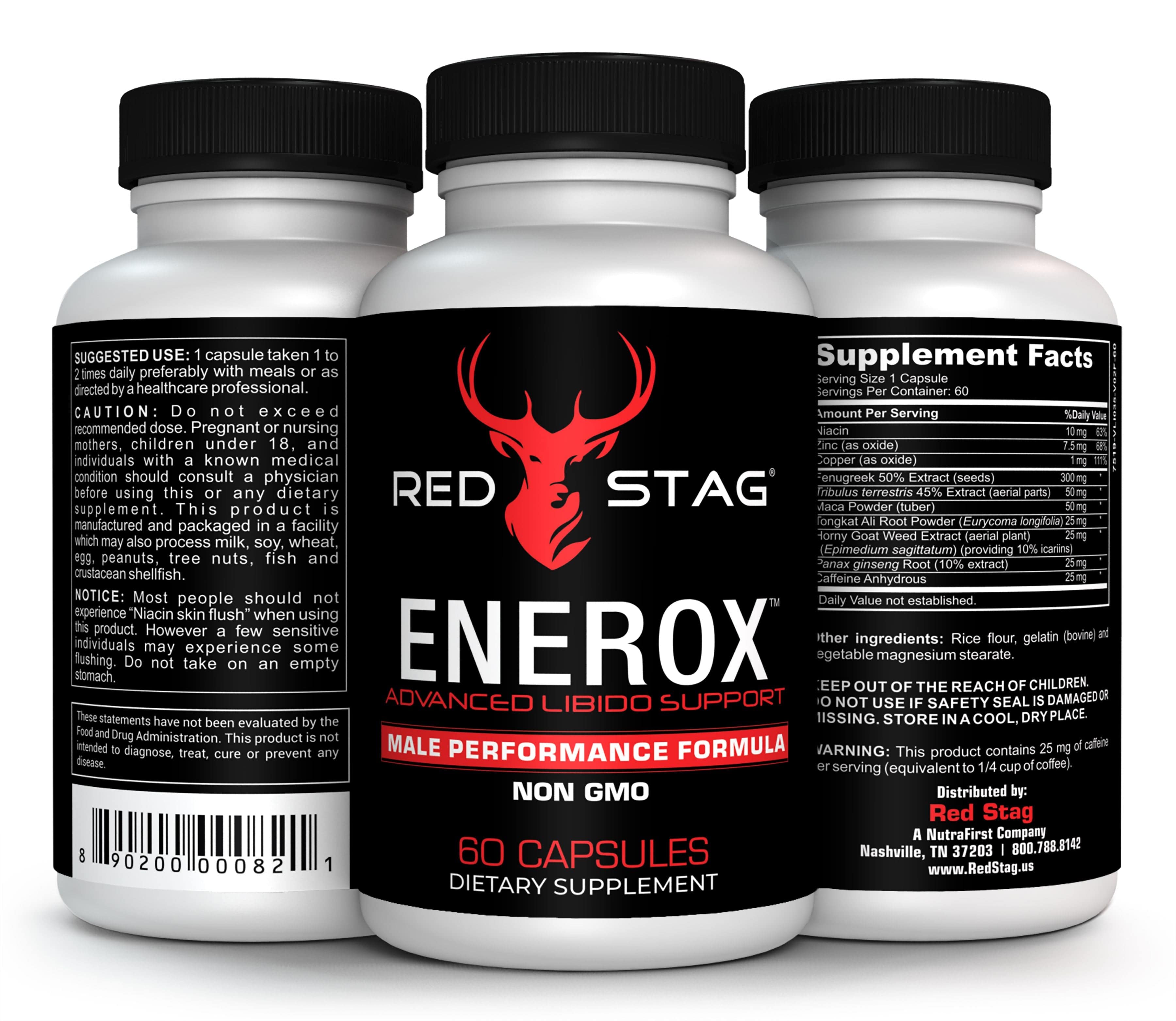 RED STAG® ENEROX Free Testosterone Booster Male Enhancement Formula