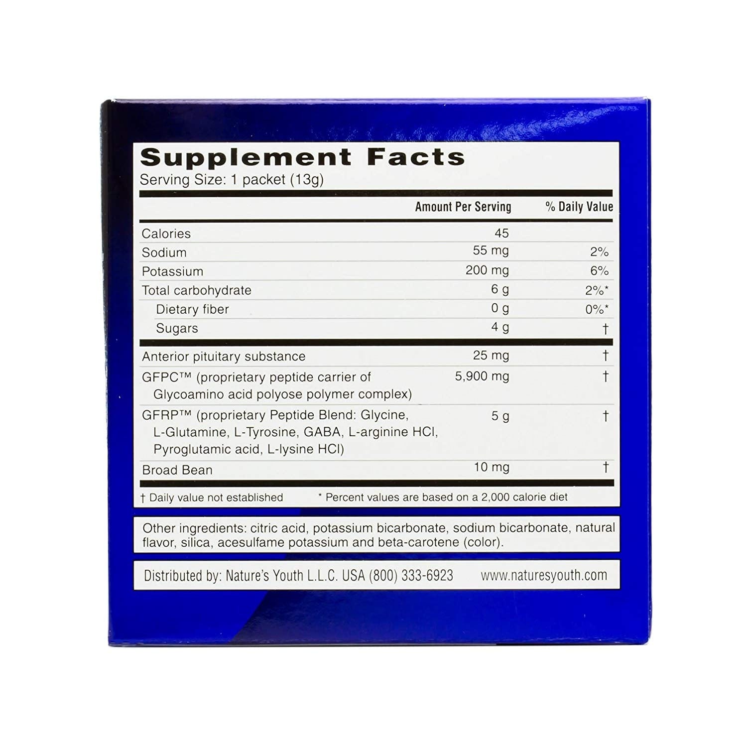 NATURE'S YOUTH RSF HGH Support Anti-Aging Formula