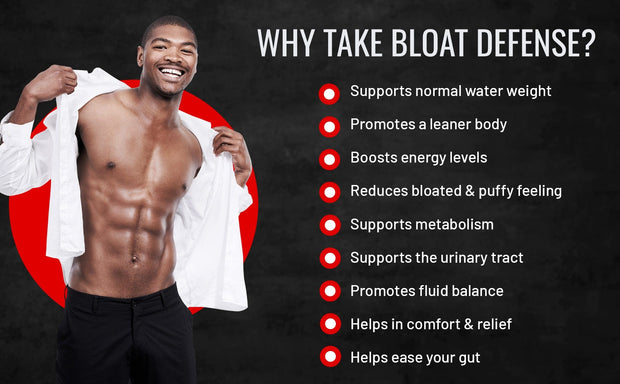 Bloat Defense Diuretic Pills Herbal Water Away & Water Retention Pills Debloat and Expel Excessive Water Weight for Women & Men with Apple Cider Vinegar, & Dandelion Leaf for Bloating & Water Weight by Consumer Nutrition - 60 Capsules