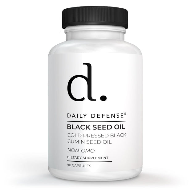 Black Seed Oil Cold Pressed Black Cumin Seed Oil Non-GMO by Daily Defense