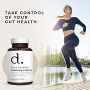 Candida Cleanse Supports Flora Balance with Oregano, Caprylic and Prebiotics Balances Intestinal Health by Daily Defense