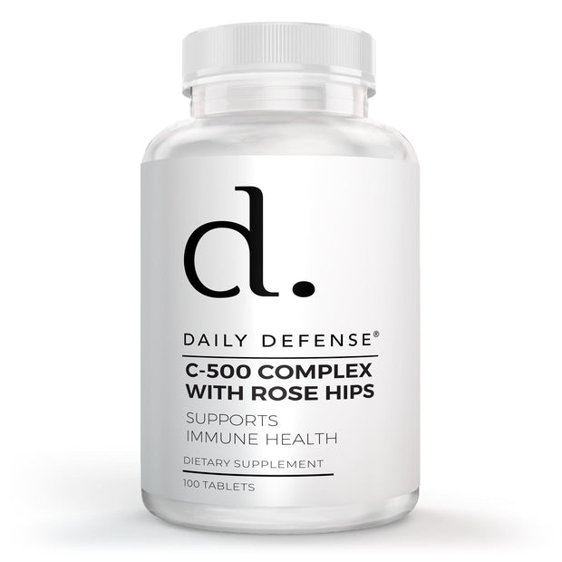 Vitamin C-500 Complex With Rose Hips Immune Health Support by Daily Defense