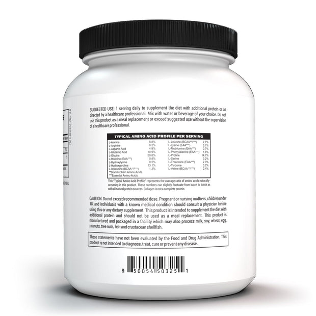 Collagen Peptide Powder Supports Hair, Skin, Nails, Joints and Bone Health Unflavored