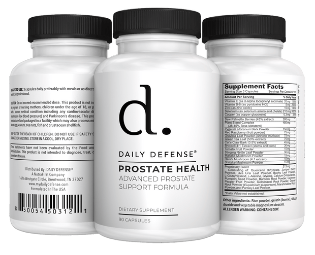 Prostate & Urinary Health Support by Daily Defense