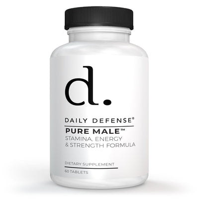 PURE MALE Stamina, Energy & Strength Formula For Men by Daily Defense