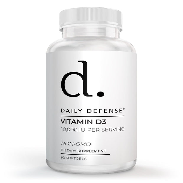 Vitamin D3 10,000 IU Per Serving Non-GMO by Daily Defense