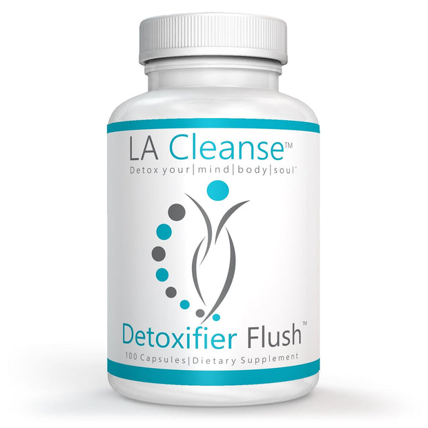 Detoxifier Flush Drug Detox Supplement 100 Capsules - 137.5 mg Goldenseal Root with Burdock Root Powder, Yellow Dock Root, & Milk Thistle Seed - Body Cleanse Detox for Women and Men by LA Cleanse