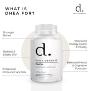 DHEA 25 Mg Per Serving Non-GMO by Daily Defense