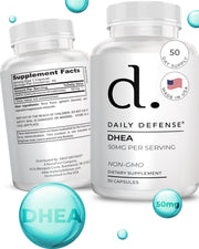 DHEA 50 Mg Per Serving Non-GMO by Daily Defense