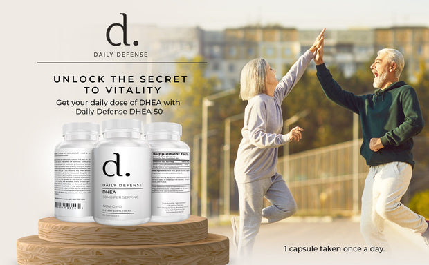 DHEA 50 Mg Per Serving Non-GMO by Daily Defense