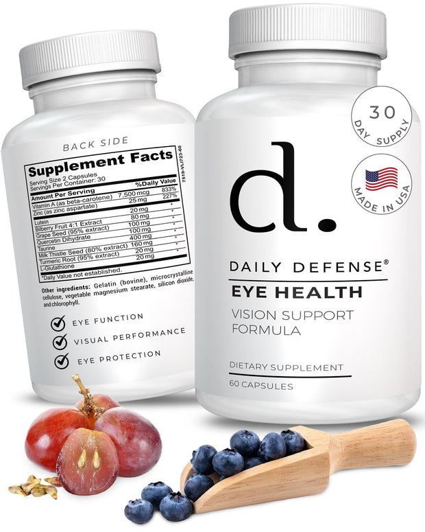 Vision Support Eye Health and Supplement by Daily Defense