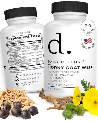 Horny Goat Weed Complex for Men and Women by Daily Defense