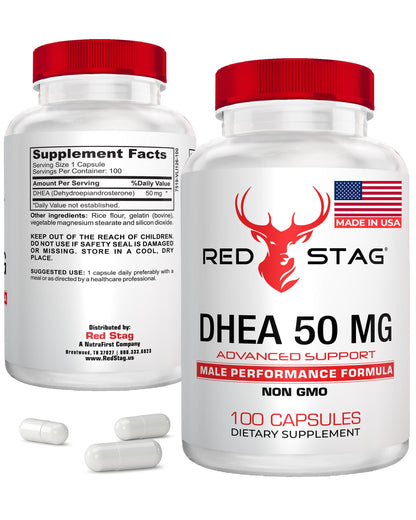 Red Stag DHEA 50mg