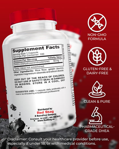 Red Stag DHEA 50mg