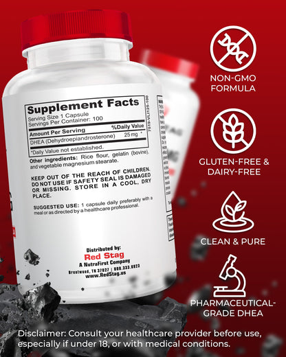 Red Stag DHEA 25mg