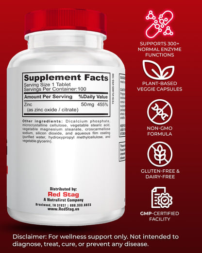 Red Stag Zinc 50mg