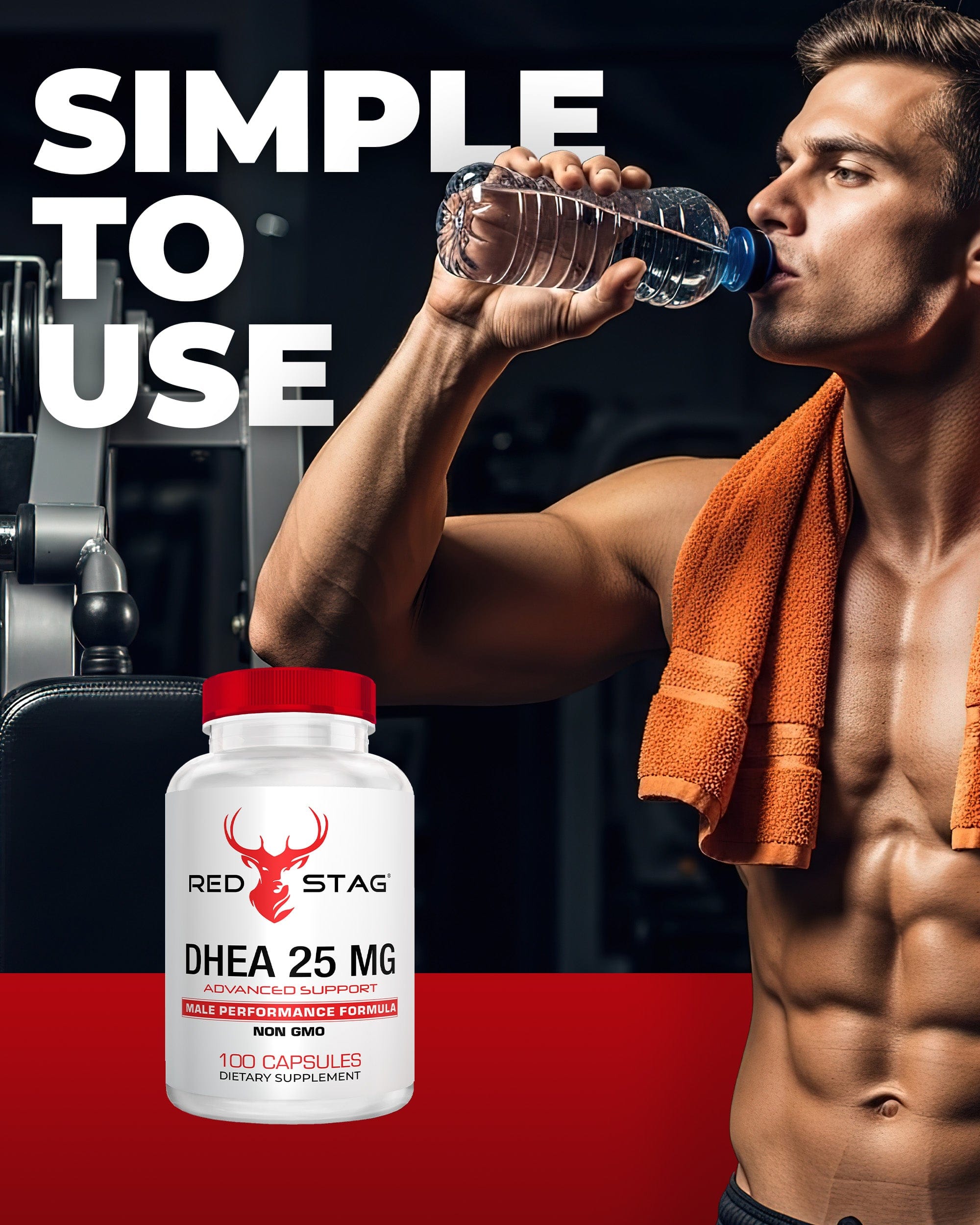 Red Stag DHEA 25mg