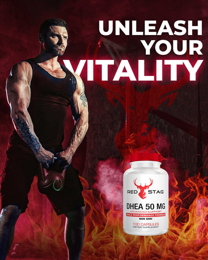 Red Stag DHEA 50mg