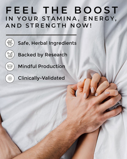 PURE MALE Stamina, Energy & Strength Formula For Men by Daily Defense