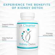 Kidney Support Supplement - 60 Capsules - 200 mg Cranberry Extract with Astragalus Root, Uva Ursi Leaf Powder, & Chanca Piedra Powder for Kidney Detox Cleanse & Overall Urinary Wellness by LA Cleanse