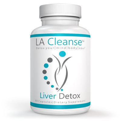 Liver Detox Supplements - 60 Capsules - 300 mg Solarplast Spinach Leaf Extract,  Artichoke Leaf, Milk Thistle Seed for Liver Cleanse Detox & Repair and Smoother Digestion by LA Cleanse