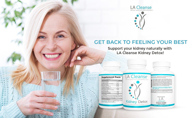 Kidney Support Supplement - 60 Capsules - 200 mg Cranberry Extract with Astragalus Root, Uva Ursi Leaf Powder, & Chanca Piedra Powder for Kidney Detox Cleanse & Overall Urinary Wellness by LA Cleanse