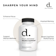 Neuro Support Nootropic Complex Helps Support Memory and Focus by Daily Defense