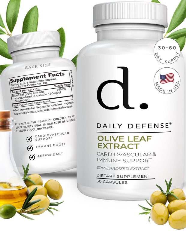 Olive Leaf Extract Cardiovascular And Immune Support by Daily Defense