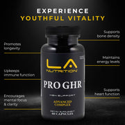 PRO-GHR HGH Supplement for Men & Women - Amino Acid, Sleep, Joint Health & Immune Support Supplement for Physical Performance, Appearance & Longevity Supplement by LA Nutrition